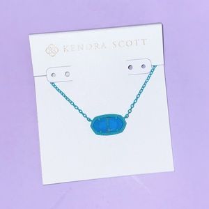 Aqua Howlite Elisa Matte Necklace
